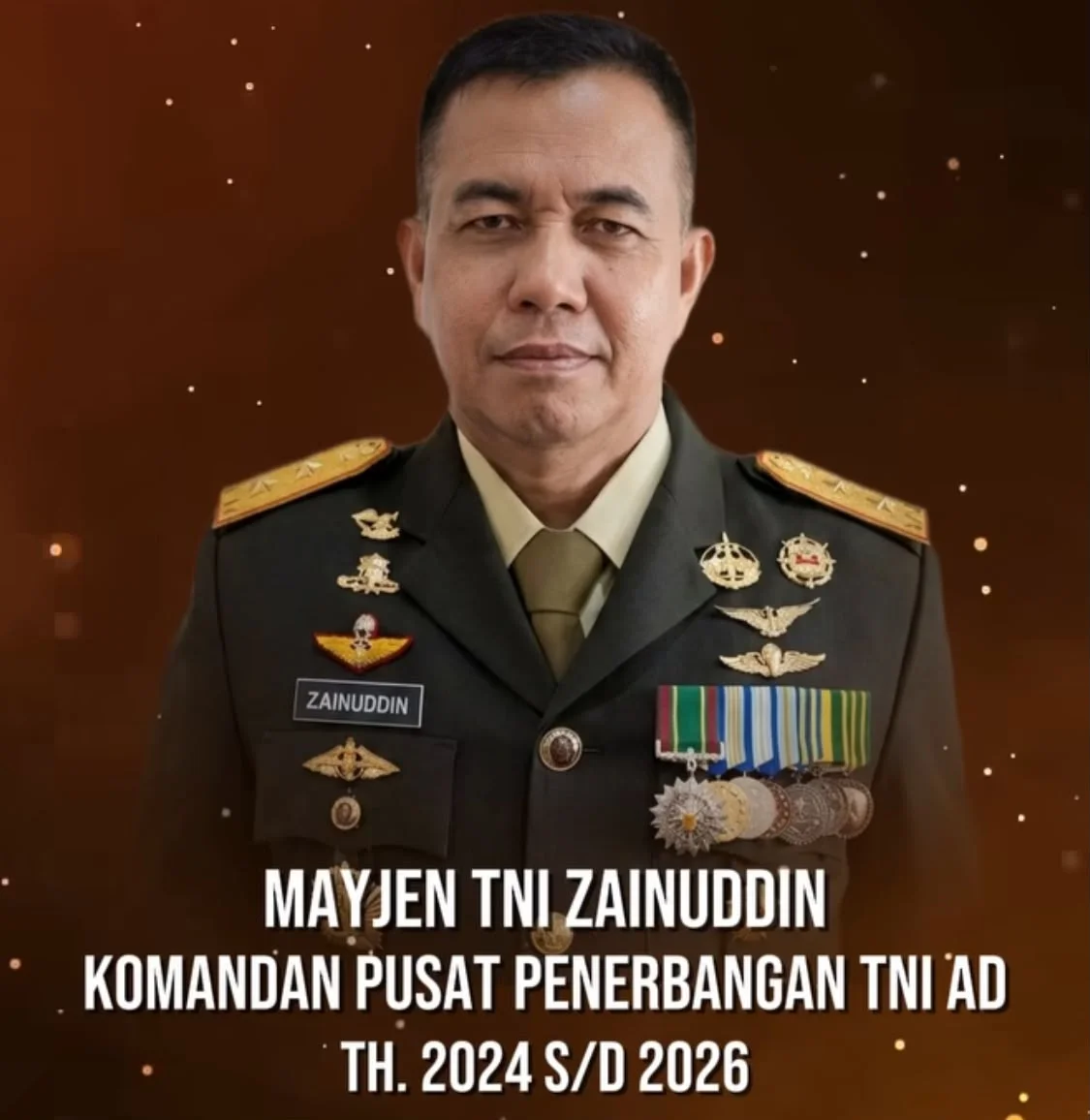 MAYJEN TNI ZAINUDDIN