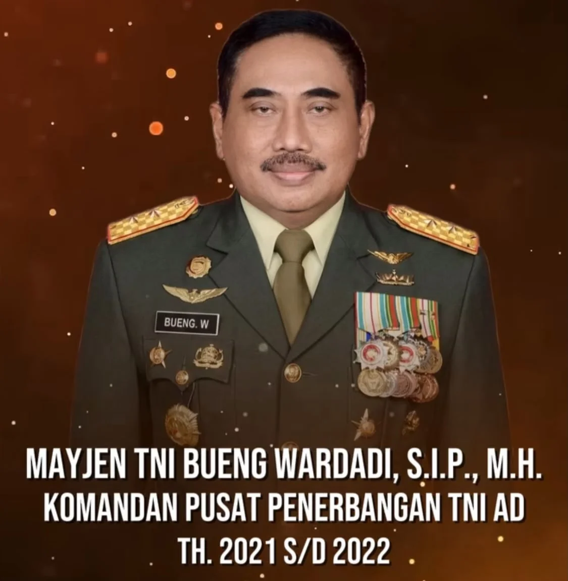 MAYJEN TNI BUENG WARDADI, S.I.P., M.H.